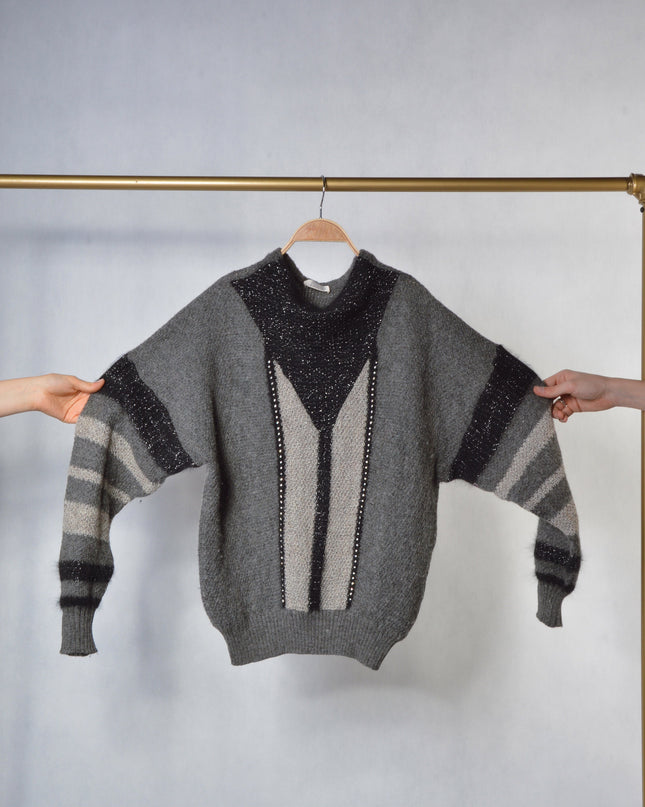 Vintage Sweater - Rhinestone Sparkling Limited Edition Christmas Sweater