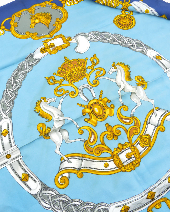 Vintage Scarf - Equestrian Crest | Accessories