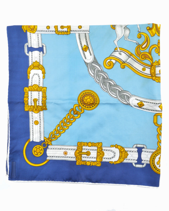 Vintage Scarf - Equestrian Crest