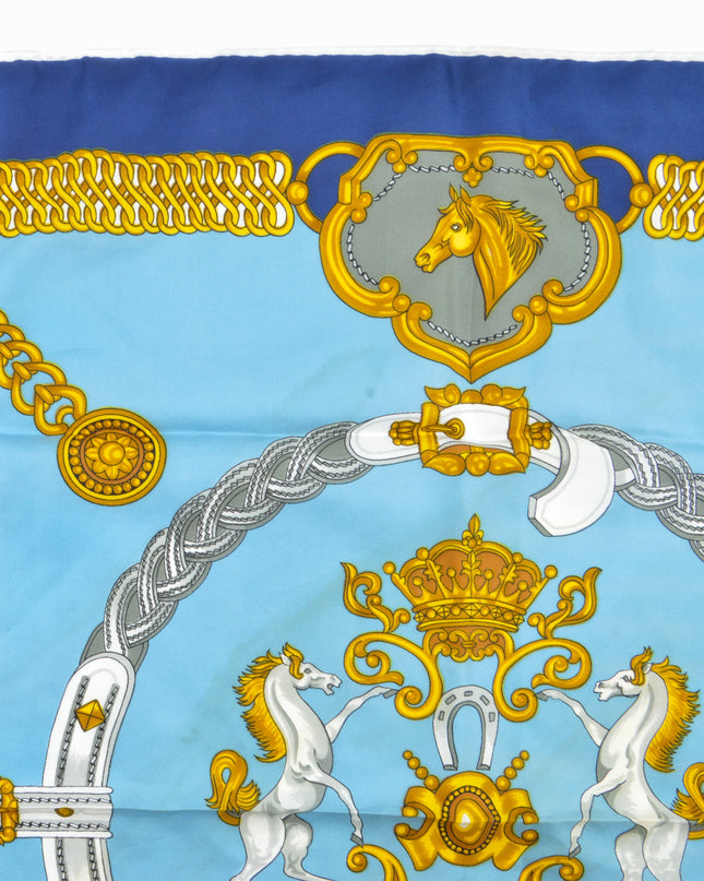 Vintage Scarf - Equestrian Crest | Accessories