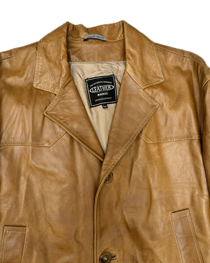 Vintage Brown Leather Jacket