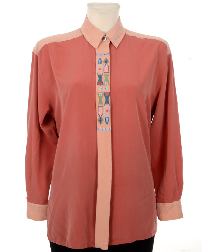 Vintage Blouse - Embroidered
