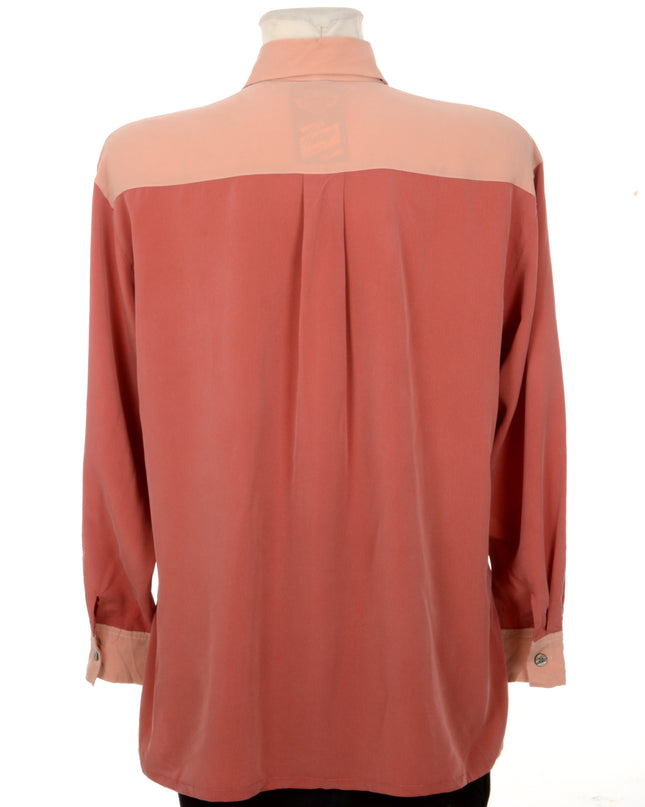 Vintage Broderet Bluse