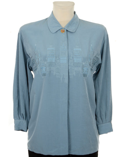Vintage Blouse - Cityscape