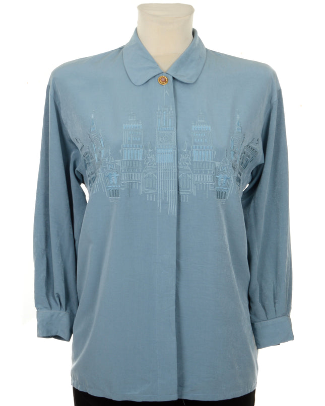 Vintage Blouse - Cityscape
