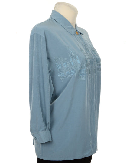 Vintage Blouse - Cityscape