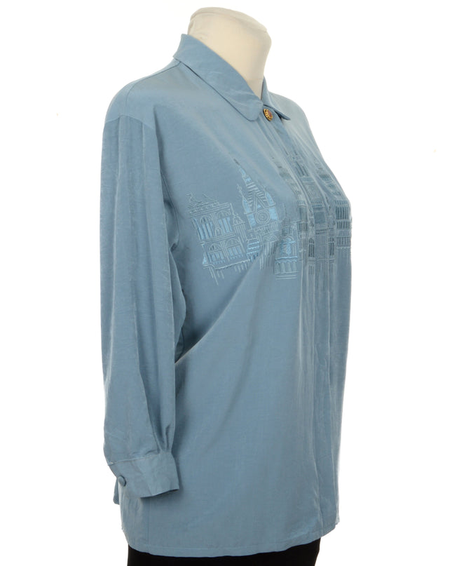 Vintage Blouse - Cityscape