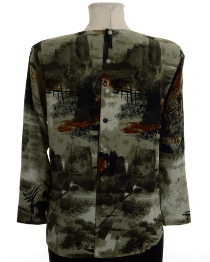 Vintage Equestrian Bluse