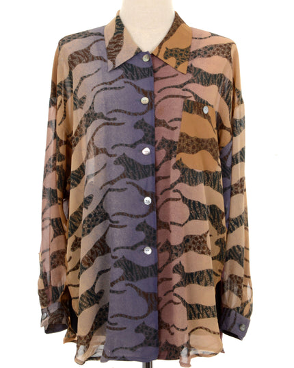 Vintage Bluse - Gepard
