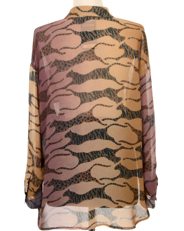 Vintage Bluse - Gepard