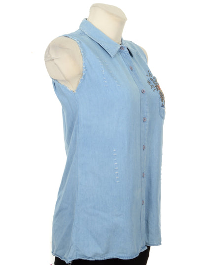 Vintage Shirt - Embroidered Design I