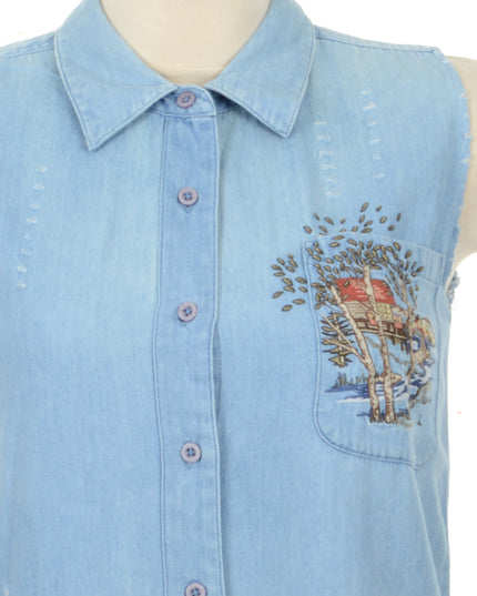 Vintage Shirt - Embroidered Design I