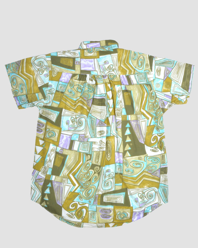 Vintage Cute Button-Up Shirt - Holiday Sweater Collection