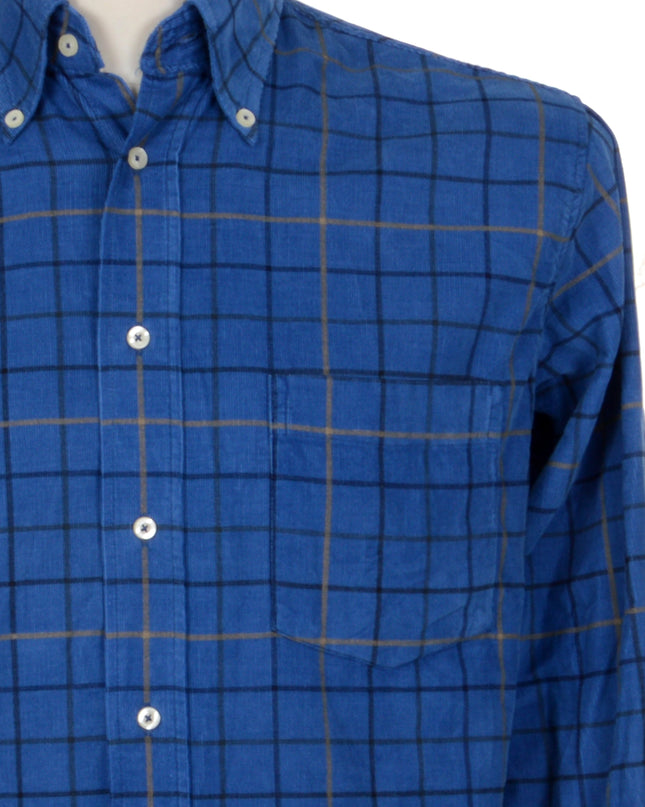 Vintage Shirt - Checkered Corduroy Christmas Sweater for Men and Women