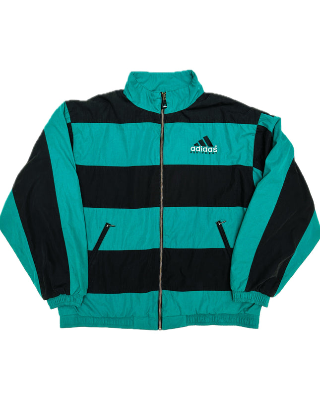 Vintage Adidas Stribet Jakke