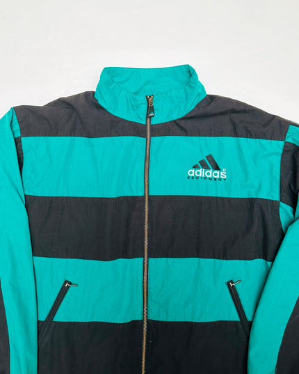 Vintage Adidas Stribet Jakke