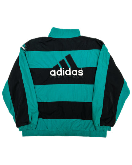 Vintage Adidas Stribet Jakke