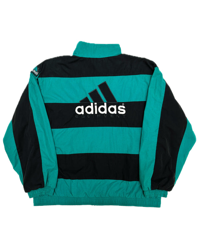 Vintage Adidas Stribet Jakke