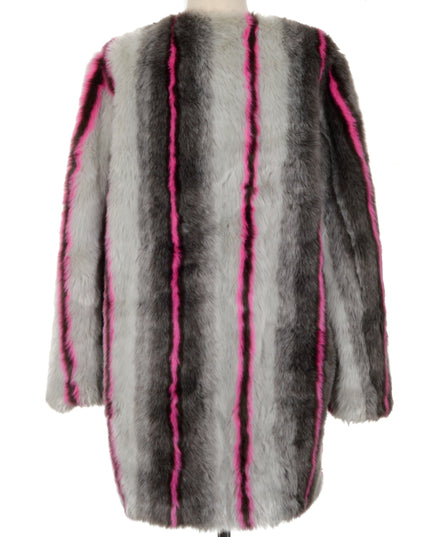 Vintage Fur Coat - Striped