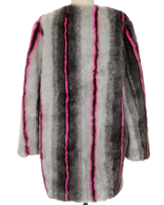 Vintage Fur Coat - Striped