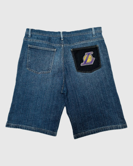 Vintage Lakers NBA Denim Shorts