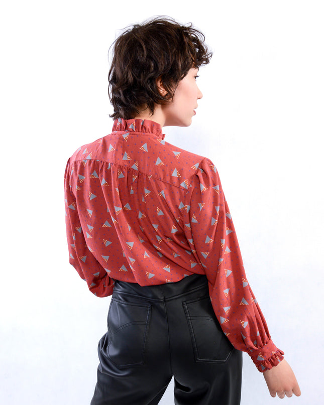 Vintage Blouse - Ruffled