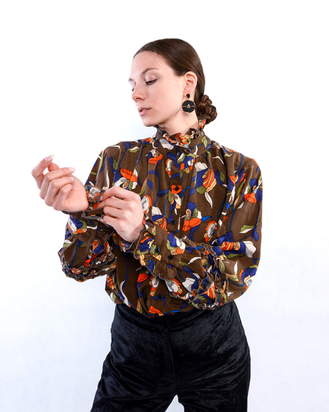 Vintage Blouse - Ruffled