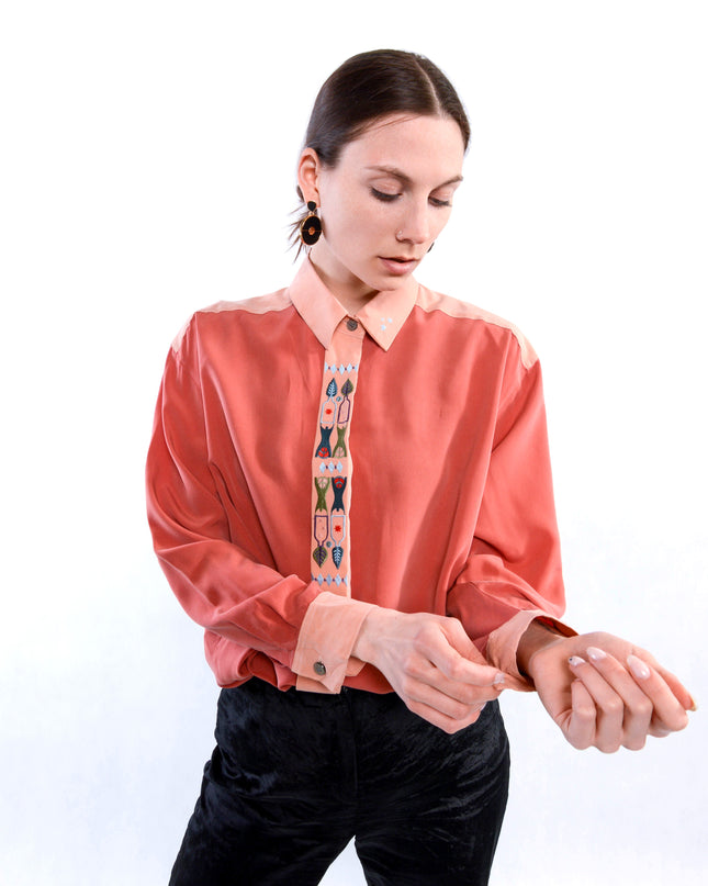 Vintage Blouse - Embroidered