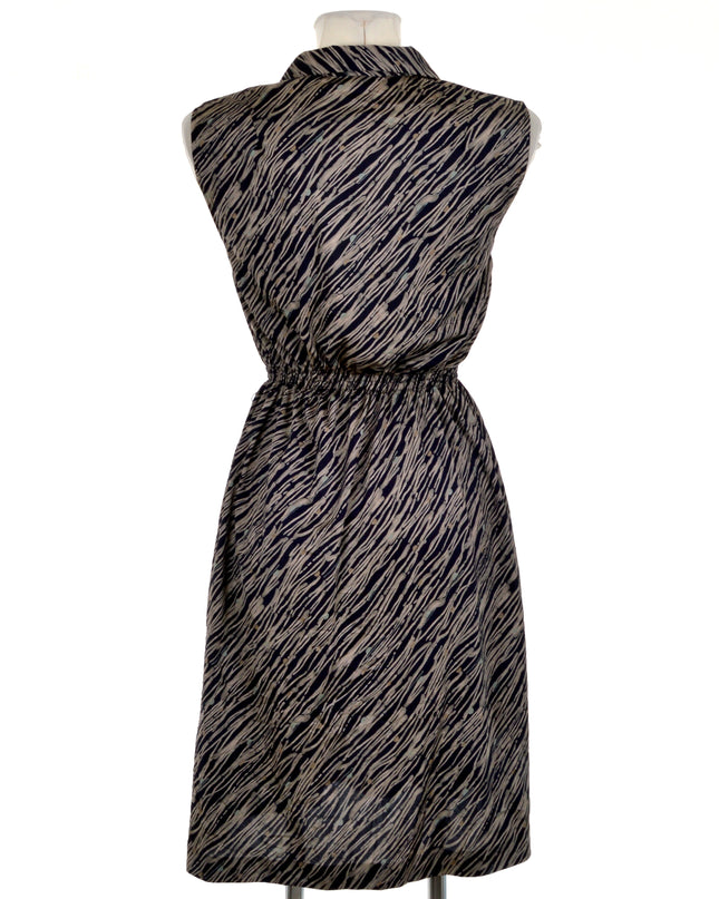 Vintage Dress - Diagonal Design | Trendy Holiday Attire