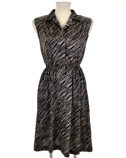 Vintage Dress - Diagonal Design | Trendy Holiday Attire