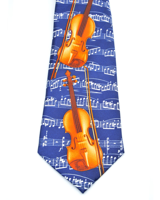 Vintage Tie - Violin | Christmas Ties