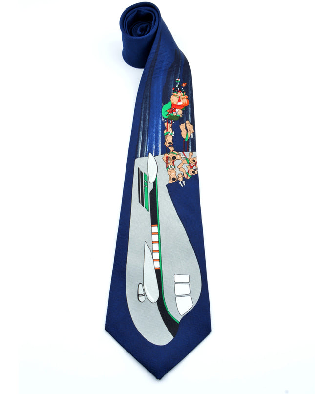 Vintage Tie - Santa in the Air | Christmas Accessories