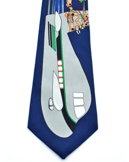 Vintage Tie - Santa in the Air | Christmas Accessories