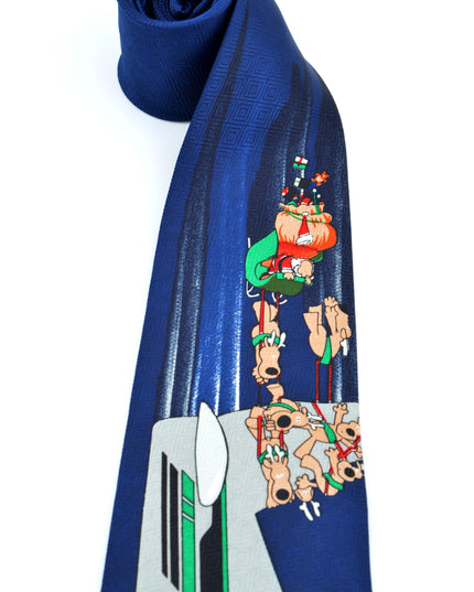 Vintage Tie - Santa in the Air | Christmas Accessories