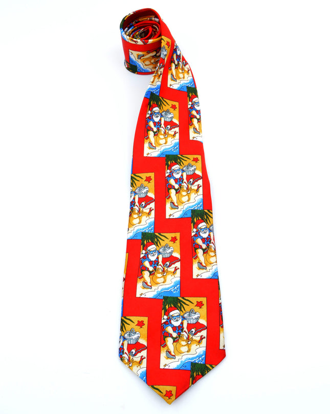 Vintage Tie - Holiday Santa | Christmas Accessories