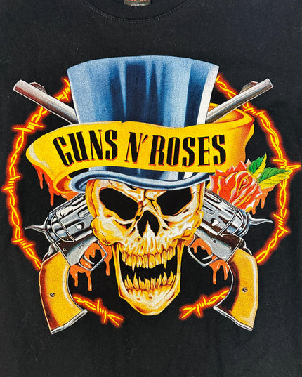 Vintage Guns N' Roses Sort T-Shirt for Alle