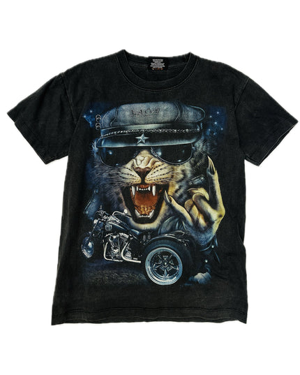 Vintage Rock Cat T-Shirt for Men and Women