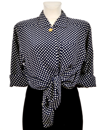 Vintage Blouse - Polka Dot