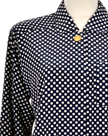 Vintage Blouse - Polka Dot