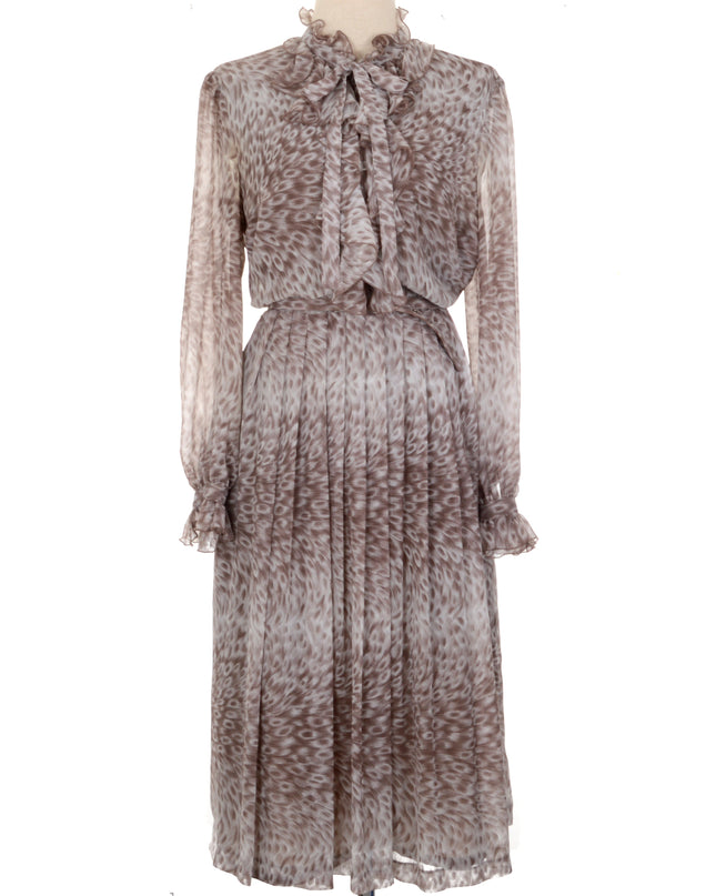 Ruffled Vintage Dress