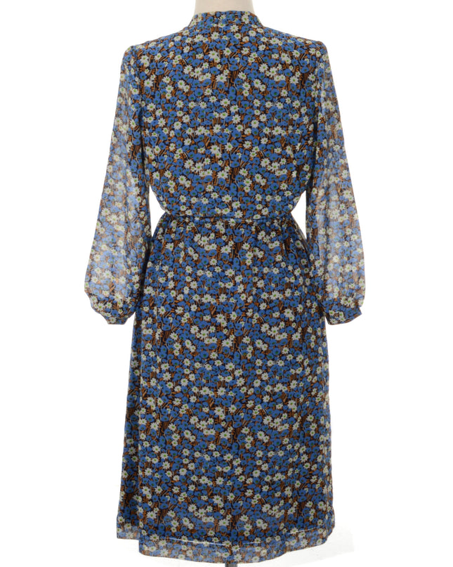 Vintage Dress - Blue Floral