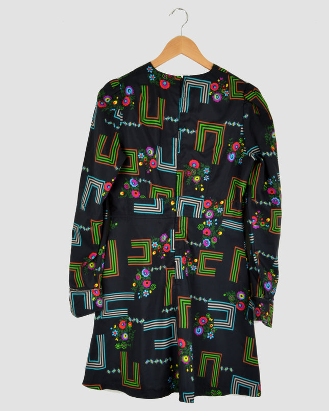 Vintage Dress - Lines