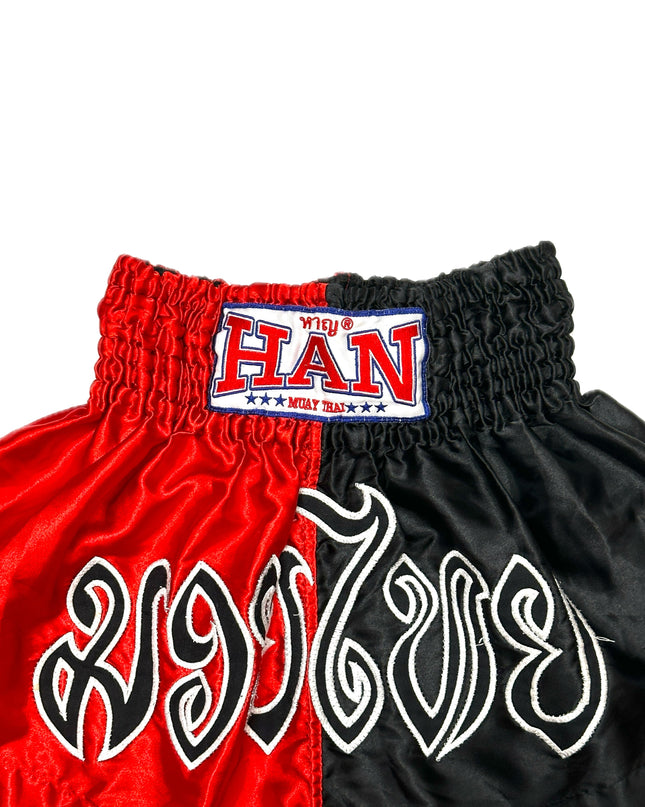 Pantalones cortos Muay Thai HAN vintage - Ideales para relajación de verano