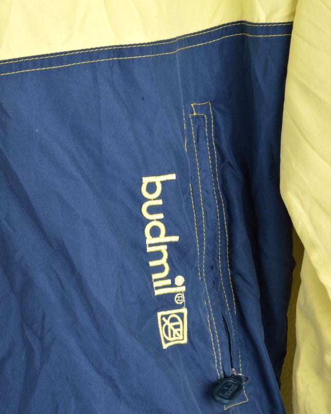 Vintage Hoodie - Budmil | Blue-Yellow | Christmas Sweaters for Men