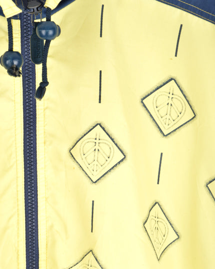 Vintage Hoodie - Budmil | Blue-Yellow | Christmas Sweaters for Men