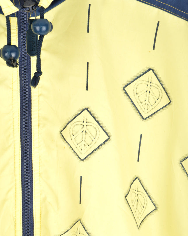 Vintage Hoodie - Budmil | Blue-Yellow | Christmas Sweaters for Men