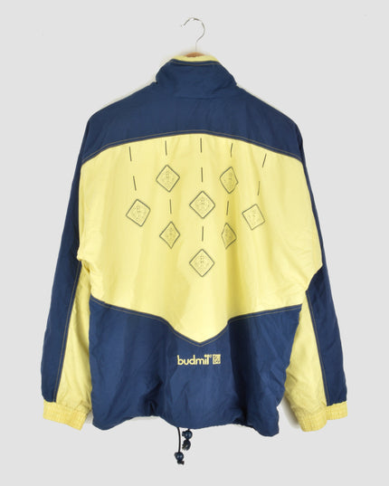 Vintage Hoodie - Budmil | Blue-Yellow | Christmas Sweaters for Men