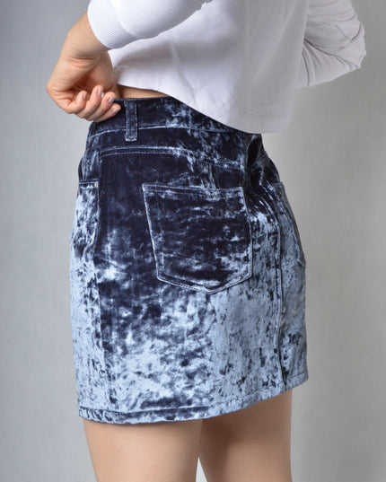 Vintage Mini Skirt - Velvet