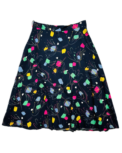 Falda Vintage - Salpicadura de Pintura | Handle: vintage-skirt-painted