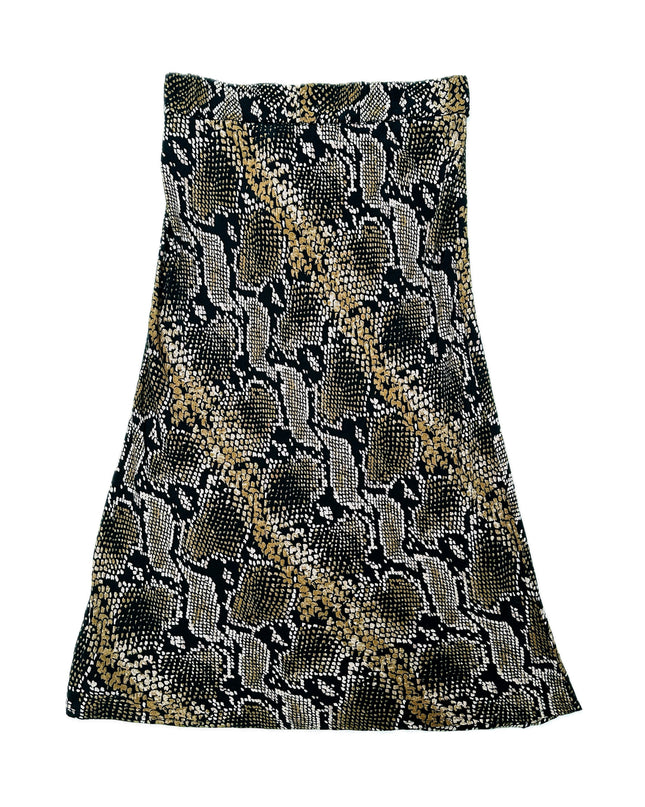 Snake Print Vintage Skirt